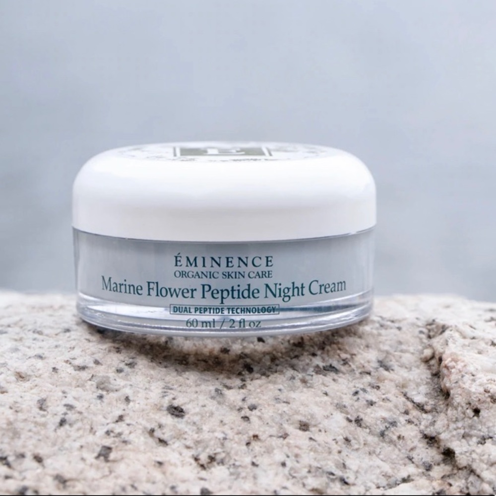 Eminence Organic Skin Care Marine Flower Peptide Night Cream 2 oz